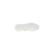 Calvin Klein Jeans men sneakers white leather with white rubber sole featuring a grid pattern for fall winter use