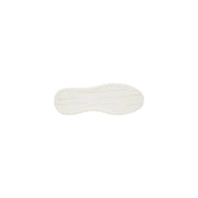 Calvin klein jeans men white leather sneakers with a white rubber sole featuring subtle horizontal grooves