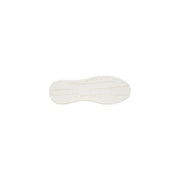 Calvin klein jeans men white leather sneakers with a white rubber sole featuring subtle horizontal grooves
