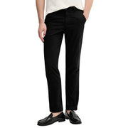 Black slim fit chino trousers with subtle creases from Calvin Klein Jeans men trousers collection