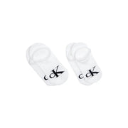 Chaussettes blanches Calvin Klein à logo noir, issues de la collection de sous-vêtements homme Calvin Klein Jeans
