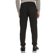 Men’s black tapered sweatpants with ribbed cuffs from Calvin Klein Jeans in organic cotton