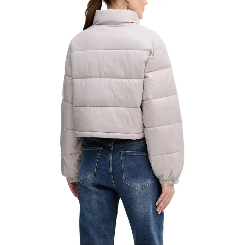 Calvin Klein Jeans women grey polyamide quilted puffer jacket