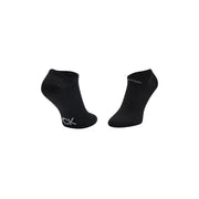 Black Calvin Klein ankle socks with a subtle white logo, complementing Calvin Klein Jeans women underwear black stretch lace