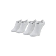 White calvin klein jeans women gripper sneaker ankle socks with subtle textured knit and black logo branding