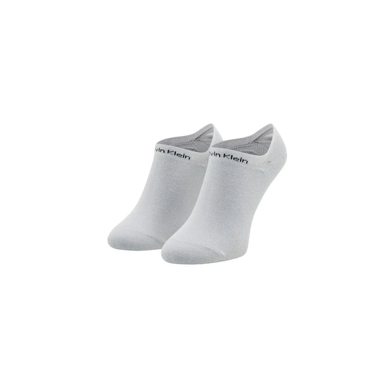 White Calvin Klein Jeans women gripper sneaker ankle socks with subtle textured knit and black logo on the heel back side