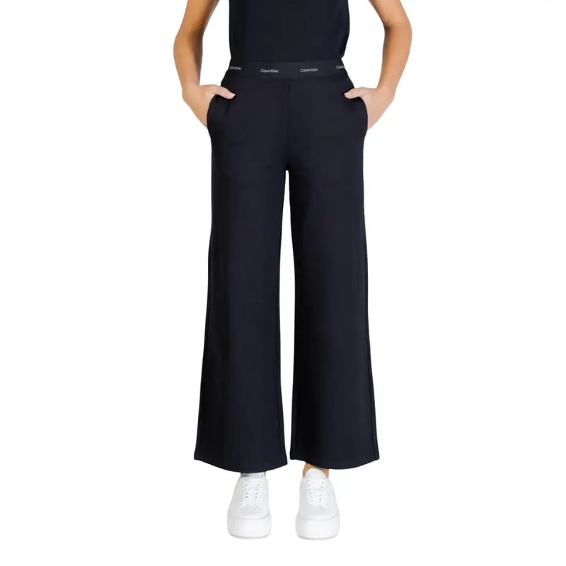 Pantalon noir à poches avant Calvin Klein Jeans Femme