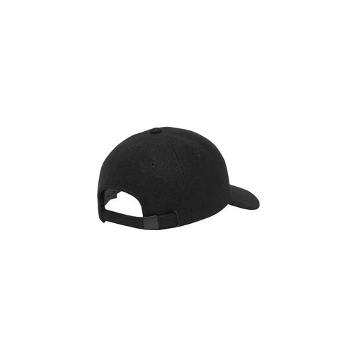 Calvin Klein Schwarze Herren-Baseballkappe aus Polyester mit strukturierter Krone und verstellbarem Riemen, Ansicht von der Rückseite