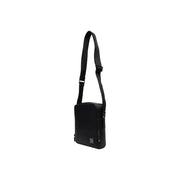 Calvin klein men shoulder bag black polyurethane crossbody bag with sleek minimalist design and adjustable strap