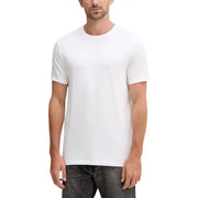 Calvin klein men t-shirt white crew neck cotton fabric ideal for casual wear
