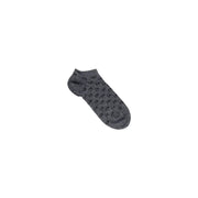 Single grey ankle sock with black CK pattern from Calvin Klein Spring Summer Mens Underwear