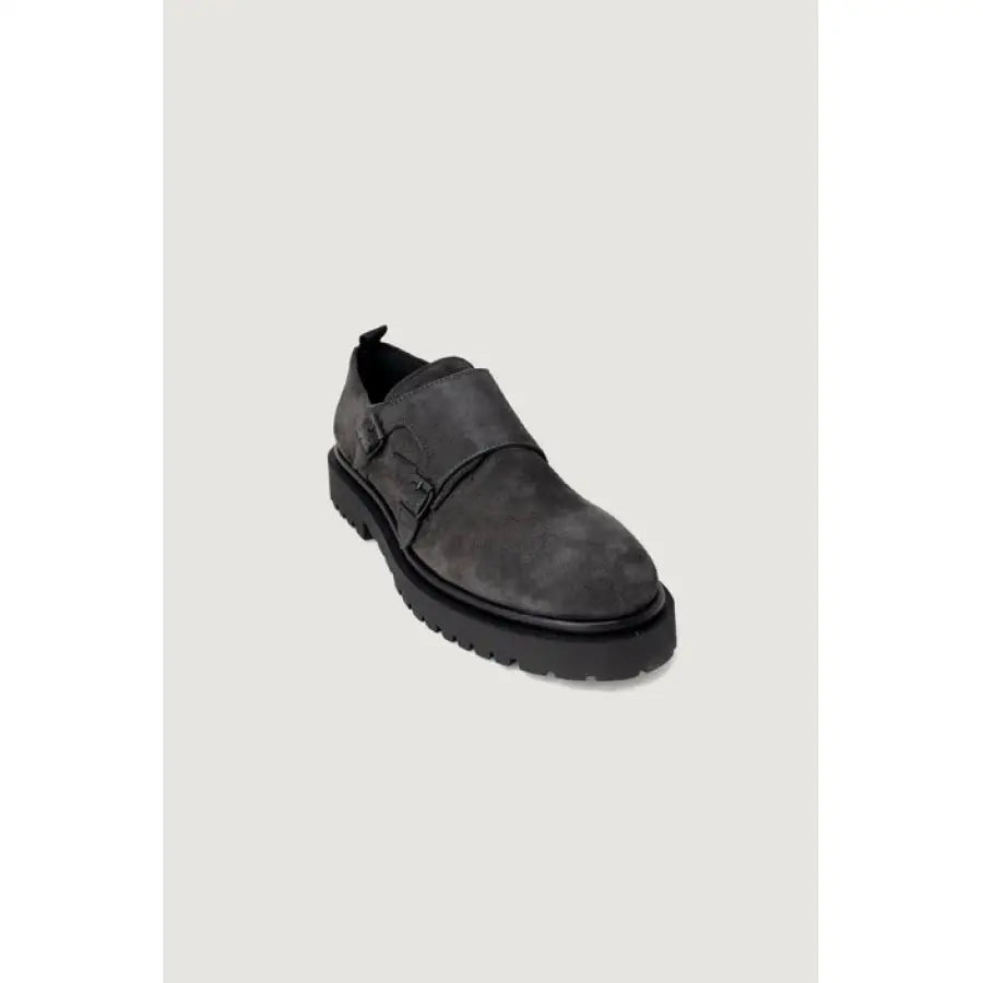 
                      
                        Antony Morato Slip On Shoe featuring urban style clothing black sole close up
                      
                    