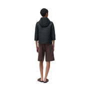 Colmar originals women black nylon hooded jacket featuring a black quilted design with a sleek modern style