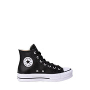 Converse Women White Platform High-Top Sneakers with Star Logo