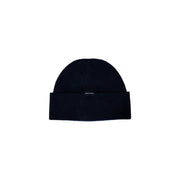 Dark blue knit beanie displayed in the product listing with a stylish and cozy design