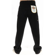 Schwarze Dickies Herren-Baumwollhose mit klassischem, strapazierfähigem Design und dezenten Ziernähten für Herbst und Winter