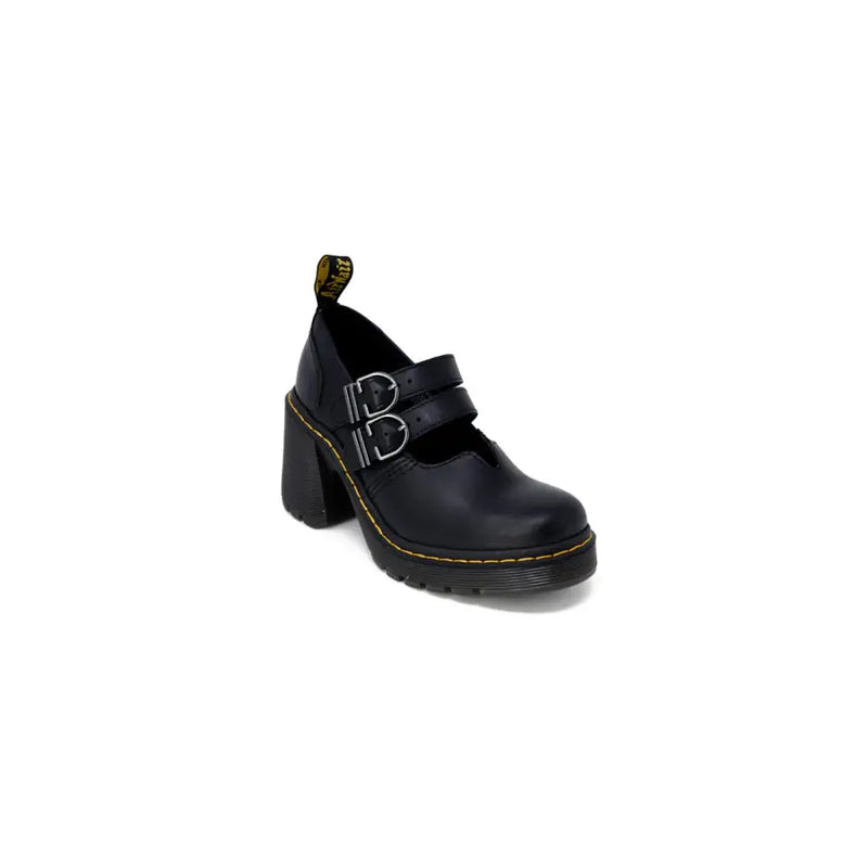Dr. Martens black leather block heel lace up shoes size 3