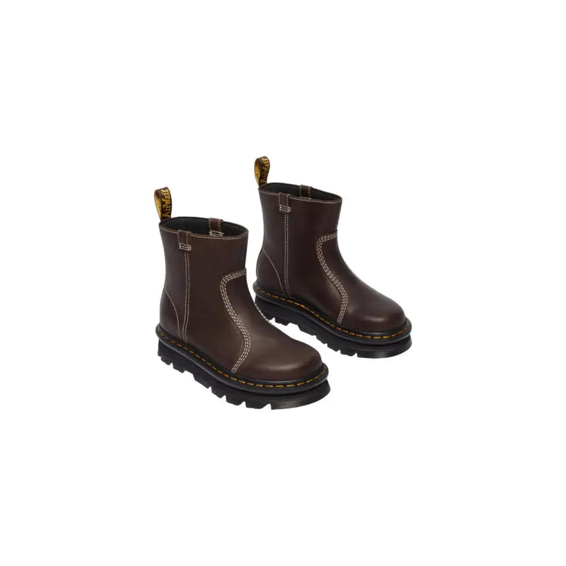 Dr. Martens womens brown leather ankle boots