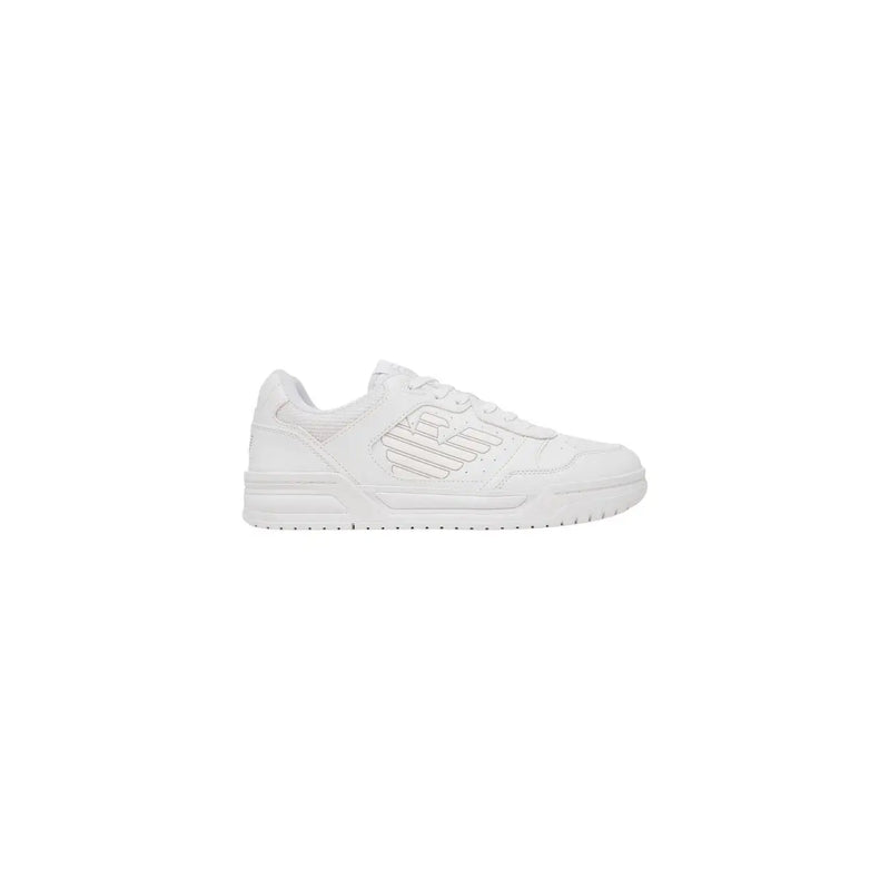 Ea7 baskets basses noires pour hommestop Chaussures décontractées en polyuréthane avec logo discret en relief sur le côté