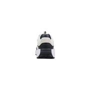 Ea7 men sneakers white and black chunky design with thick rubber sole made of polyurethane for spring summer collection