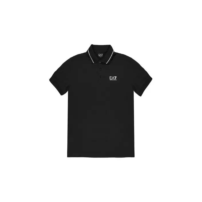 Black polo shirt in Ea7 Men’s Blue Polo Shirt for Spring Summer collection