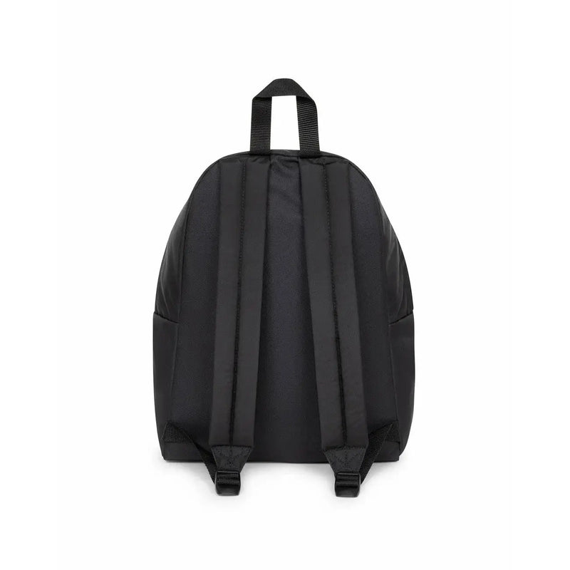 Eastpak-Rucksack für Herren aus schwarzem Nylon mit minimalistischem Design und verstellbaren Schultergurten, Vorderansicht