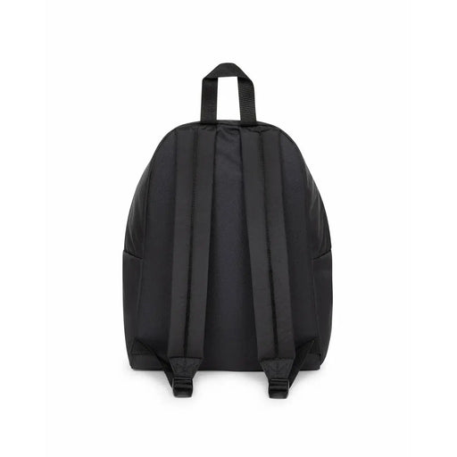 Eastpak-Rucksack für Herren aus schwarzem Nylon mit minimalistischem Design und verstellbaren Schultergurten, Vorderansicht