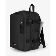 Black eastpak men rucksack made of polyamide with multiple zippers and adjustable straps size 40x25x20
