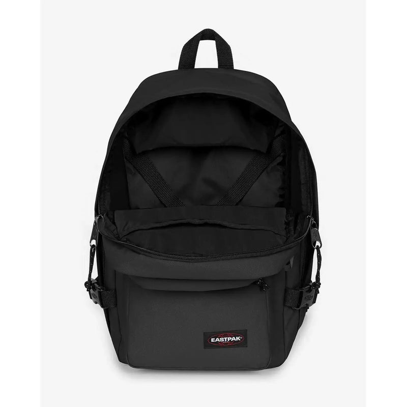 Eastpak men black rucksack with sleek minimalist design made of durable polyamide fabric size 40x25x20 cm