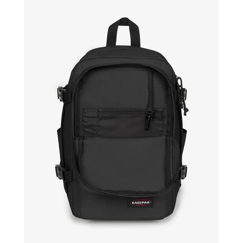 Eastpak men black rucksack made of durable polyamide with a sleek minimalist design size 40x25x20 cm