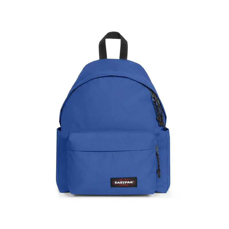 A vibrant royal blue Eastpak men rucksack made of polyamide with black zippers and a matching top handle