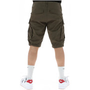 G-Star Shorts D26214 für Herren in Olivgrün mit mehreren Cargotaschen und lässiger Passform, Vorderansicht