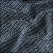 G-star women tank top blue sleeveless zip round neck with dark gray ribbed knit textured woven fabric
