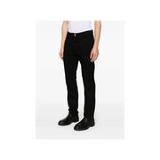 Givenchy men black cotton slim fit stretch denim jeans with sleek modern design and subtle stitching details