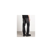 Givenchy men grey cotton jeans made in Italy size IT 44810 with black denim straight-leg and subtle fading details