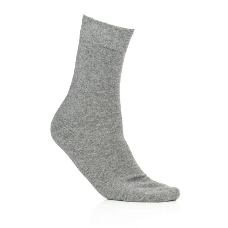 Gray cotton sock from Brand Name, comfortable and stylish daily wear footwear