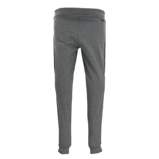 Gray Sweatpants with Black Side Stripes for comfortable casual wear and stylish outfits