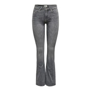 Washed black high-waisted flared jeans from Grey Women Spring Summer collection