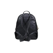 Guess Sac à dos en polyuréthane noir avec dos texturé à motif de crâne en relief