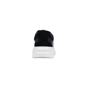 Guess men sneakers Elban in black suede with a chunky white rubber sole designed for casual wear