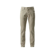 Guess men trousers beige cotton blend angels slim fit khaki slim-fit chino pants with five-pocket design and subtle stitching details