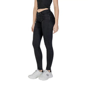 Guess Schwarze, hochgeschnittene Skinny-Jeans aus Baumwollstretch für Damen mit elegantem, figurbetontem Design