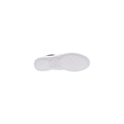 White rubber sole with textured pattern and embossed logo on guess women black print slip on sneakers polyurethane