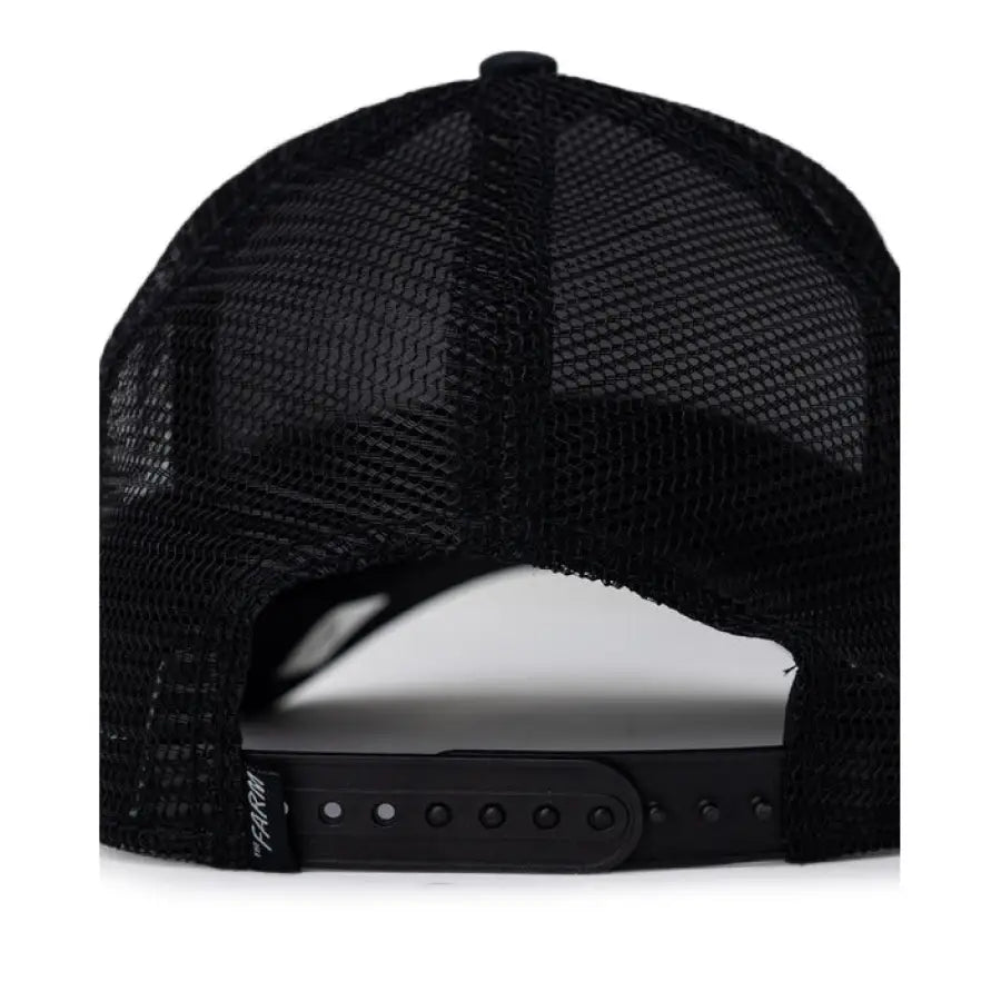 
                      
                        Goorin Bros black trucker hat for men, spring summer product.
                      
                    