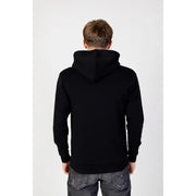Men’s black hooded zip sweatshirt from Jack and Jones for men, stylish and comfortable