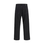 Schwarze Jeans für Herren von Jack & Jones mit geradem Bein, klassischen Gesäßtaschen, Baumwollmischung, Frühling/Sommer
