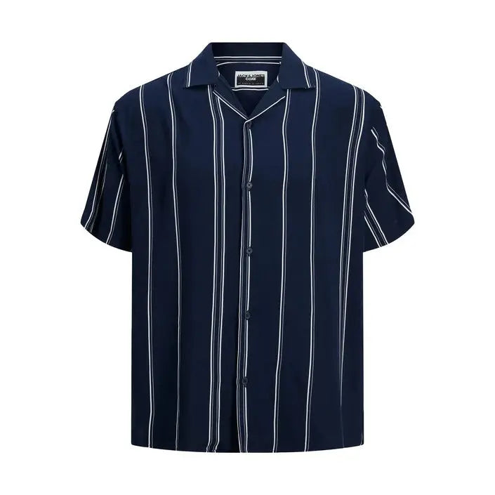 Jack & Jones men shirt with navy and white stripes