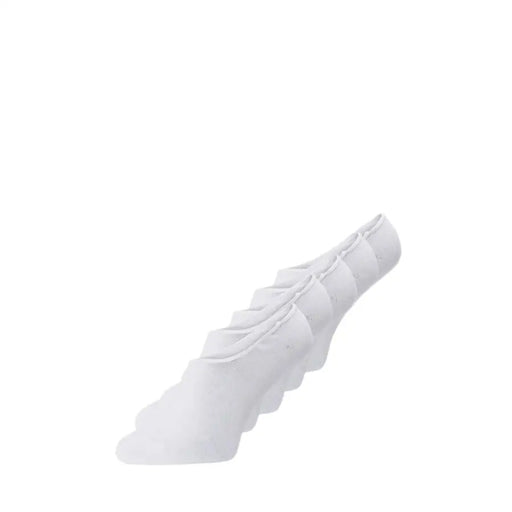 Jack & Jones white men ankle socks neatly stacked diagonally for fall winter underwear collection