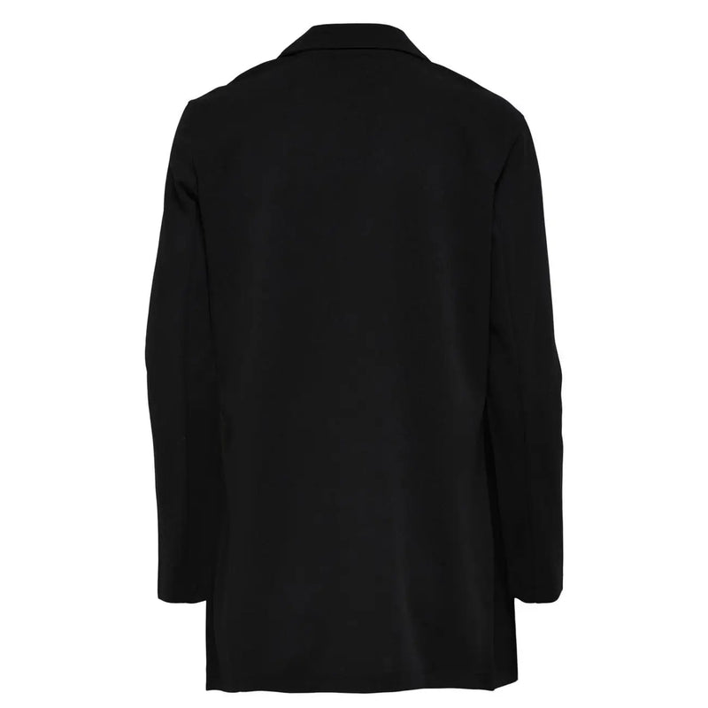 Jacqueline de Yong women black blazer with a sleek tailored fit classic collar made of polyester elastane