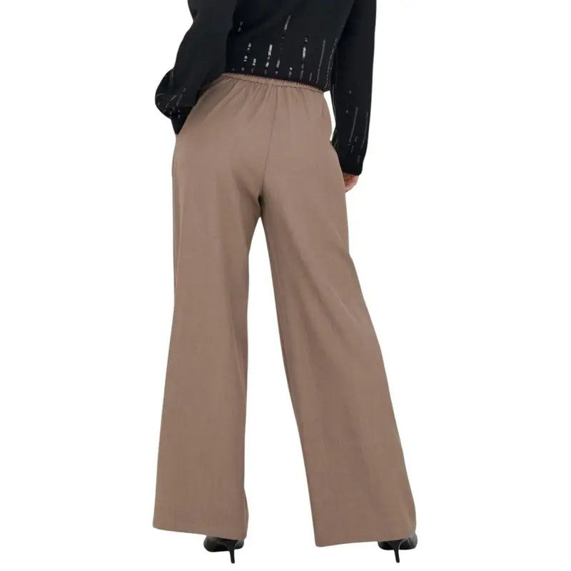 Jacqueline De Yong Femme Pantalon marron Automne Hiver